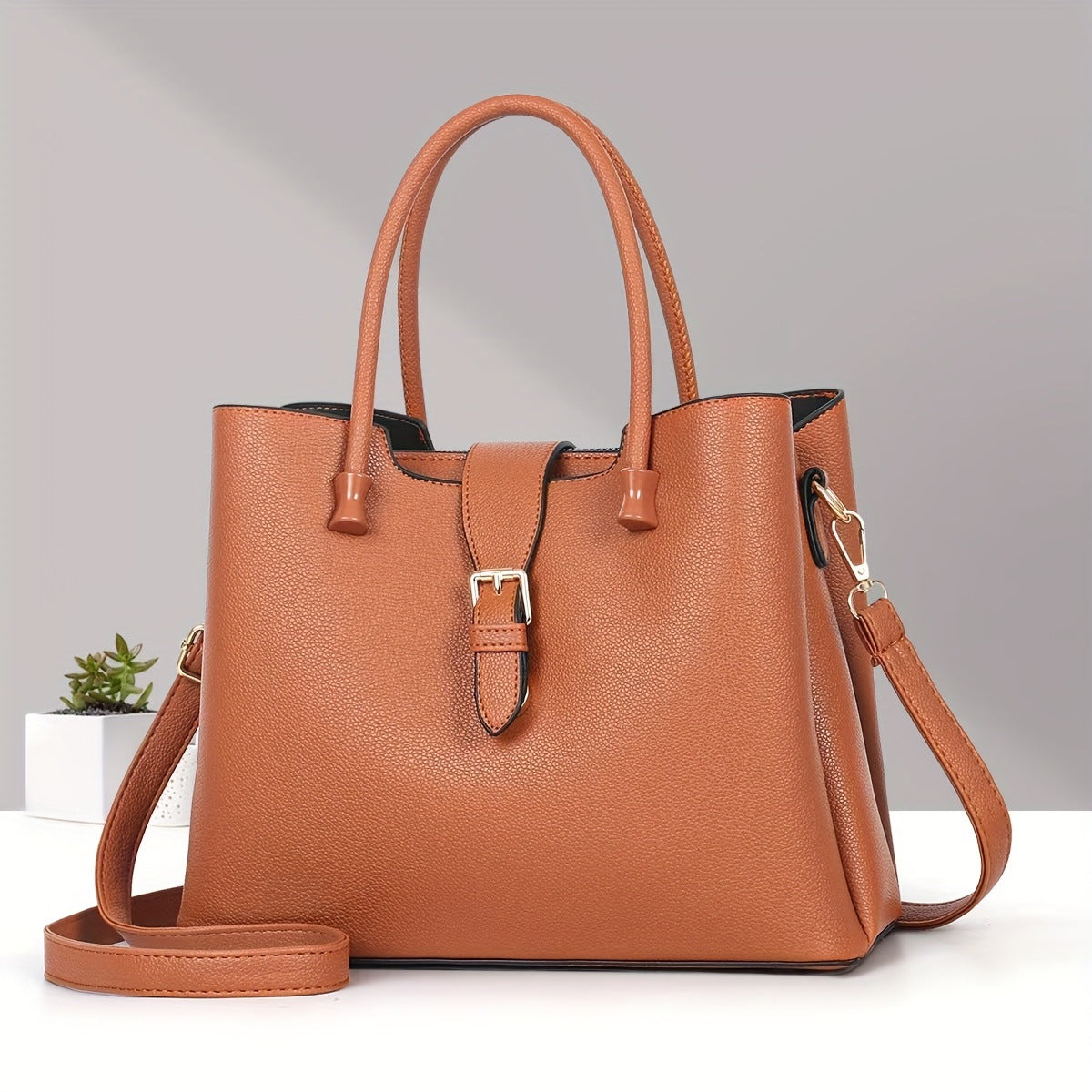 Cora - Bolso shopper de polipiel PU