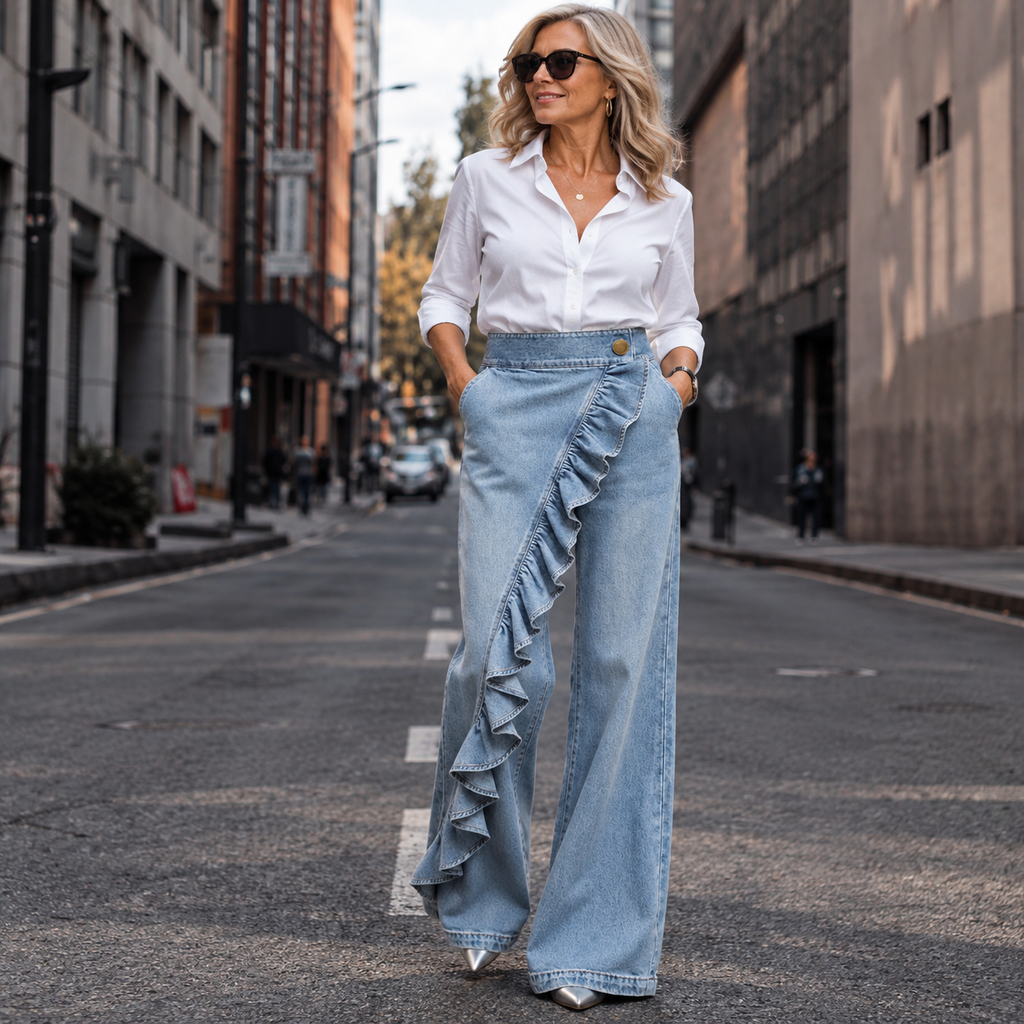 Diana - High-waisted denim jeans