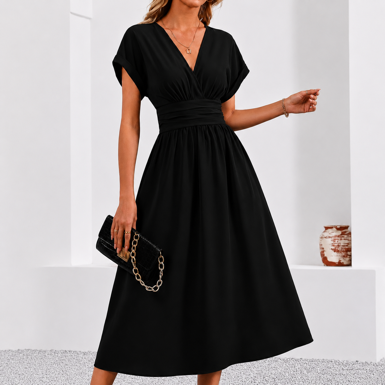 Marlene - Robe Élégance Fluide