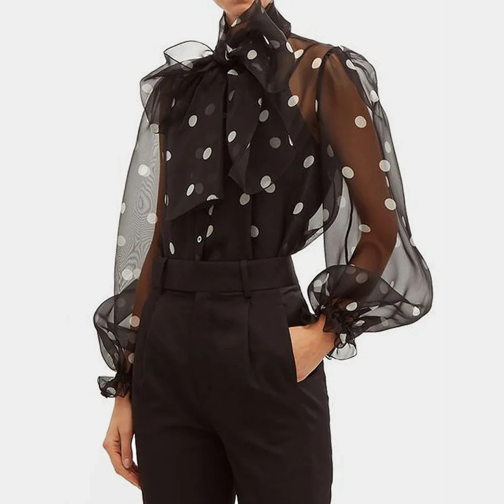 Leana - Polka Dot Blouse