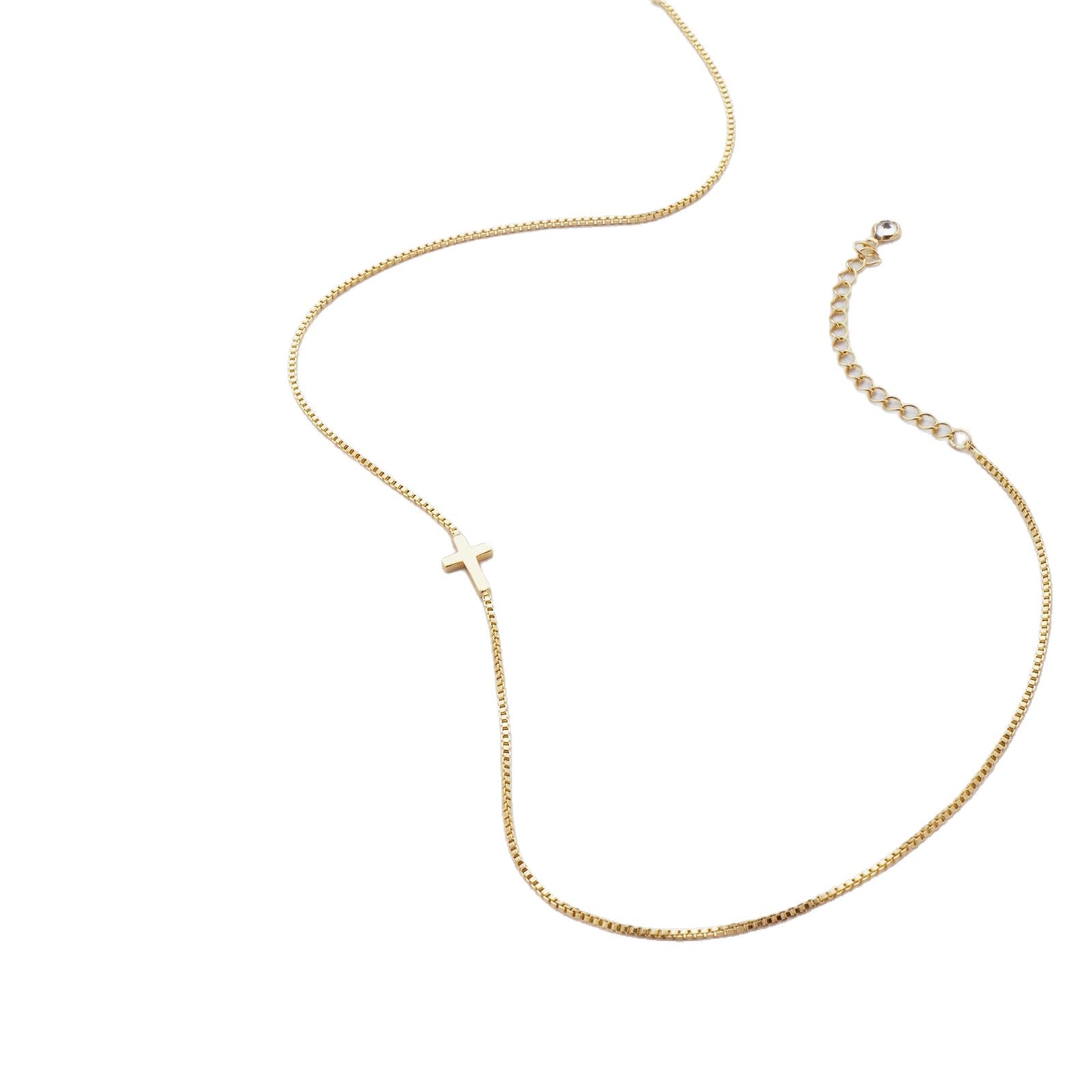Stainless steel cross necklace