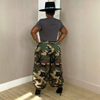 Selva – Camouflage effect jeans