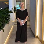 Celeste - Sequin set and palazzo trousers