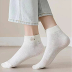 Dianila – Pack 5 Calcetines Cortos Mujer Suaves y Transpirables con Diseño Cartoon