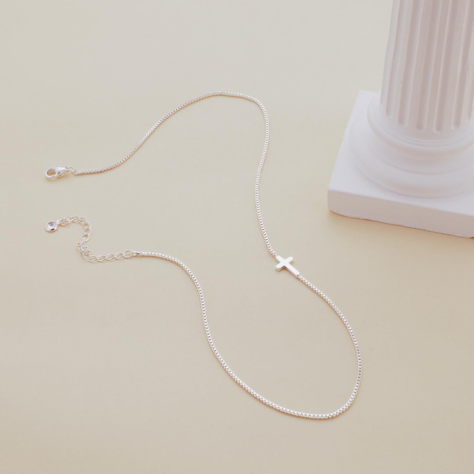 Stainless steel cross necklace