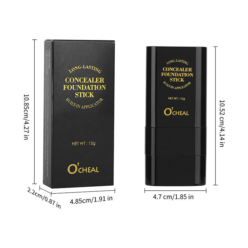 2-in-1 Cream Foundation and Concealer  Buildable Coverage and Long-Lasting 15 g