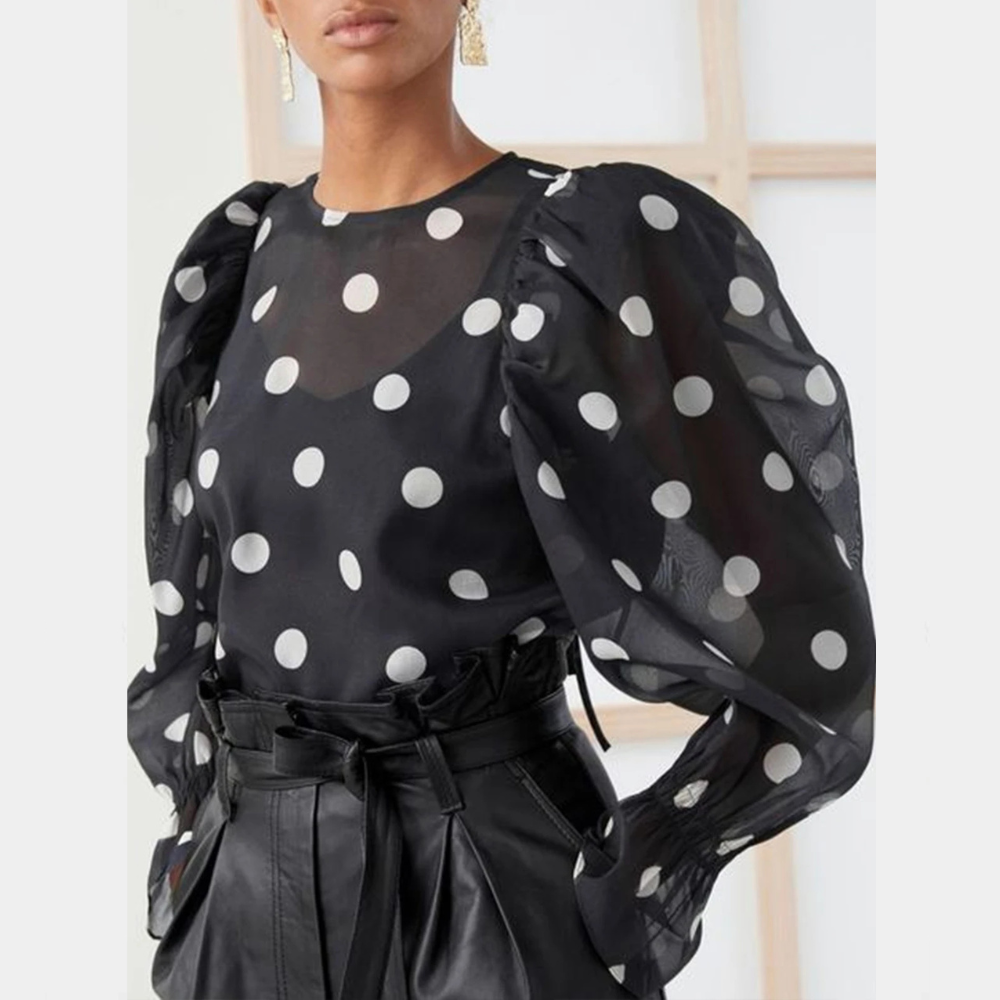 Leana - Polka Dot Blouse