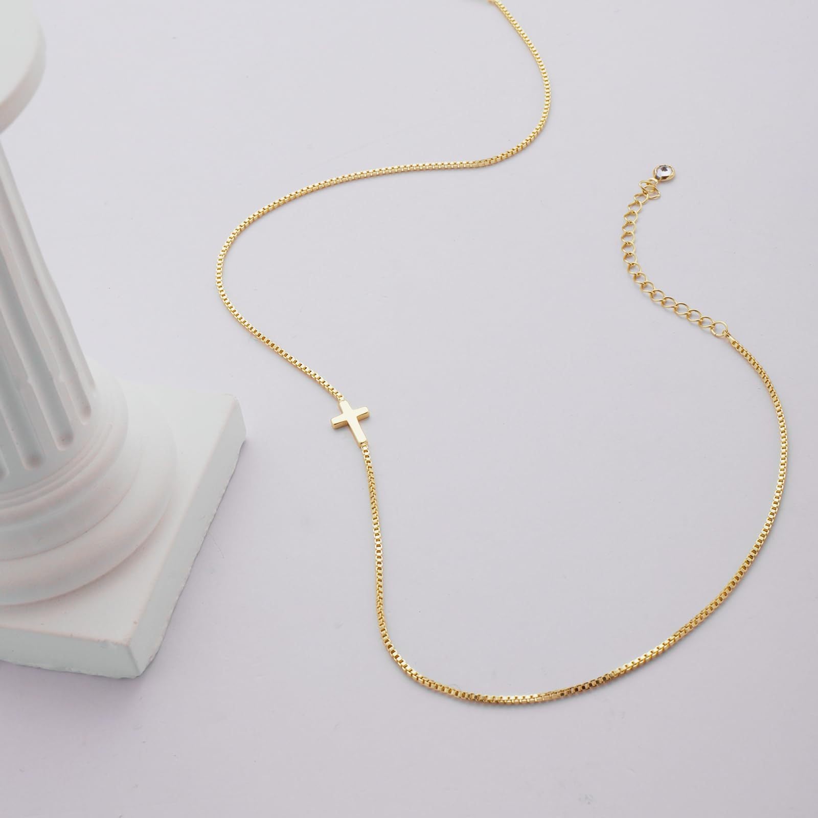 Stainless steel cross necklace