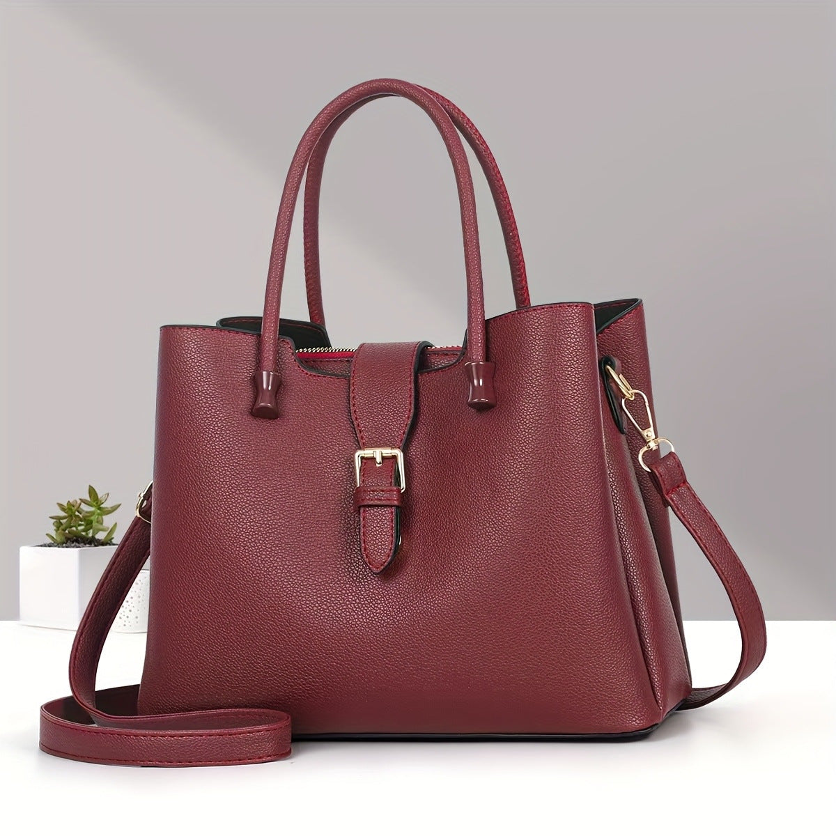 Cora - Bolso shopper de polipiel PU