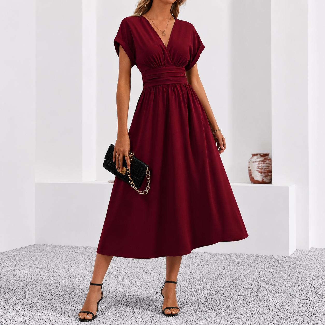 Marlene - Robe Élégance Fluide