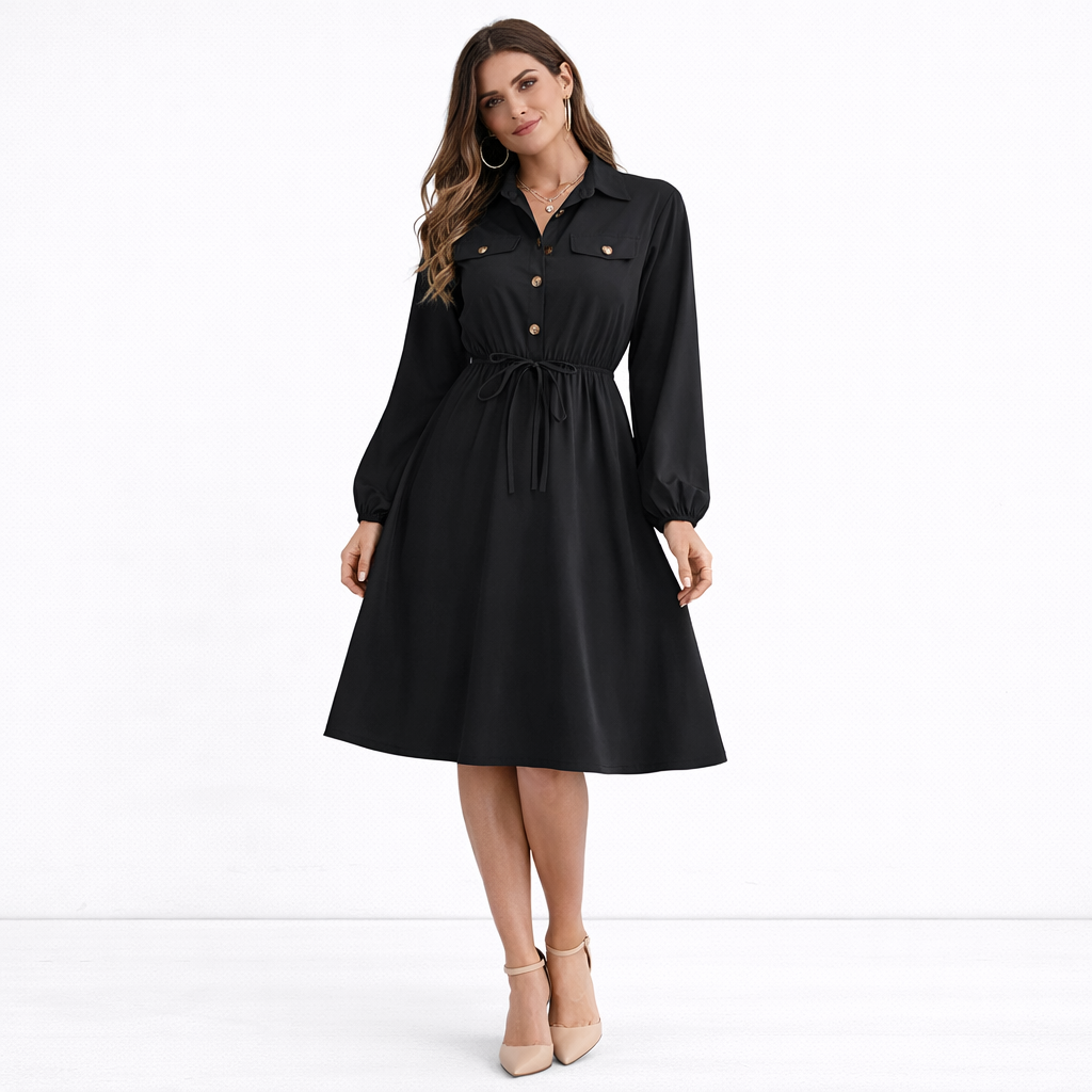 Pennsylvania - Collared Button-Down Dress
