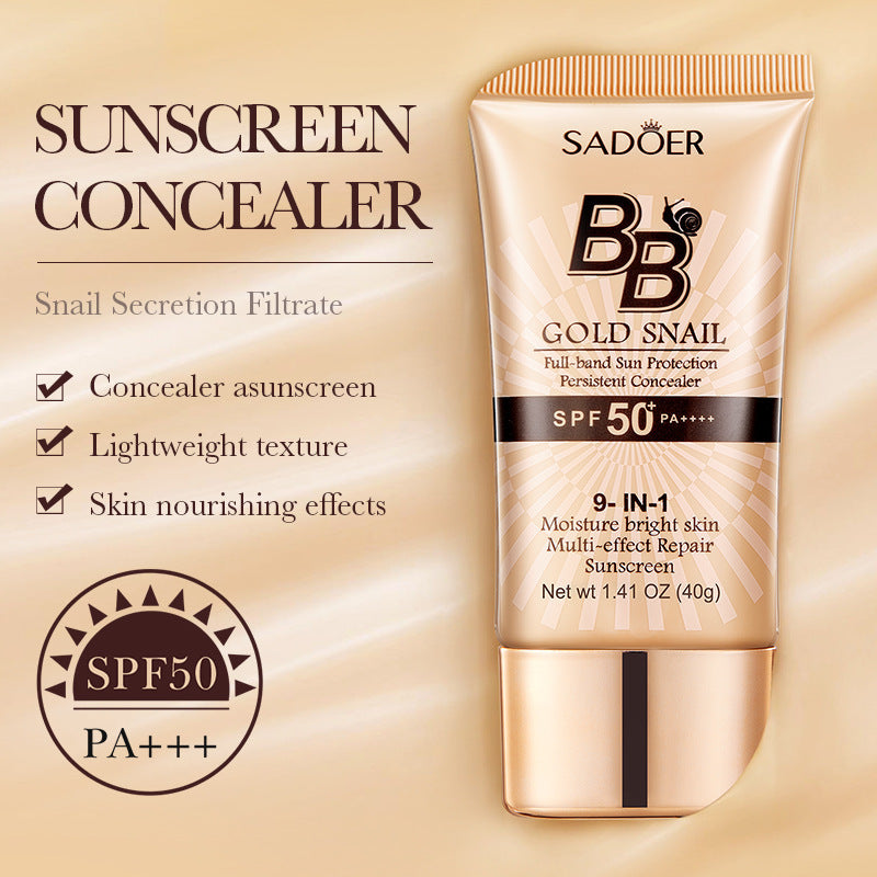 Natural Coverage and Hydration - BB Cream SPF50+ with Snail Extract 40 g