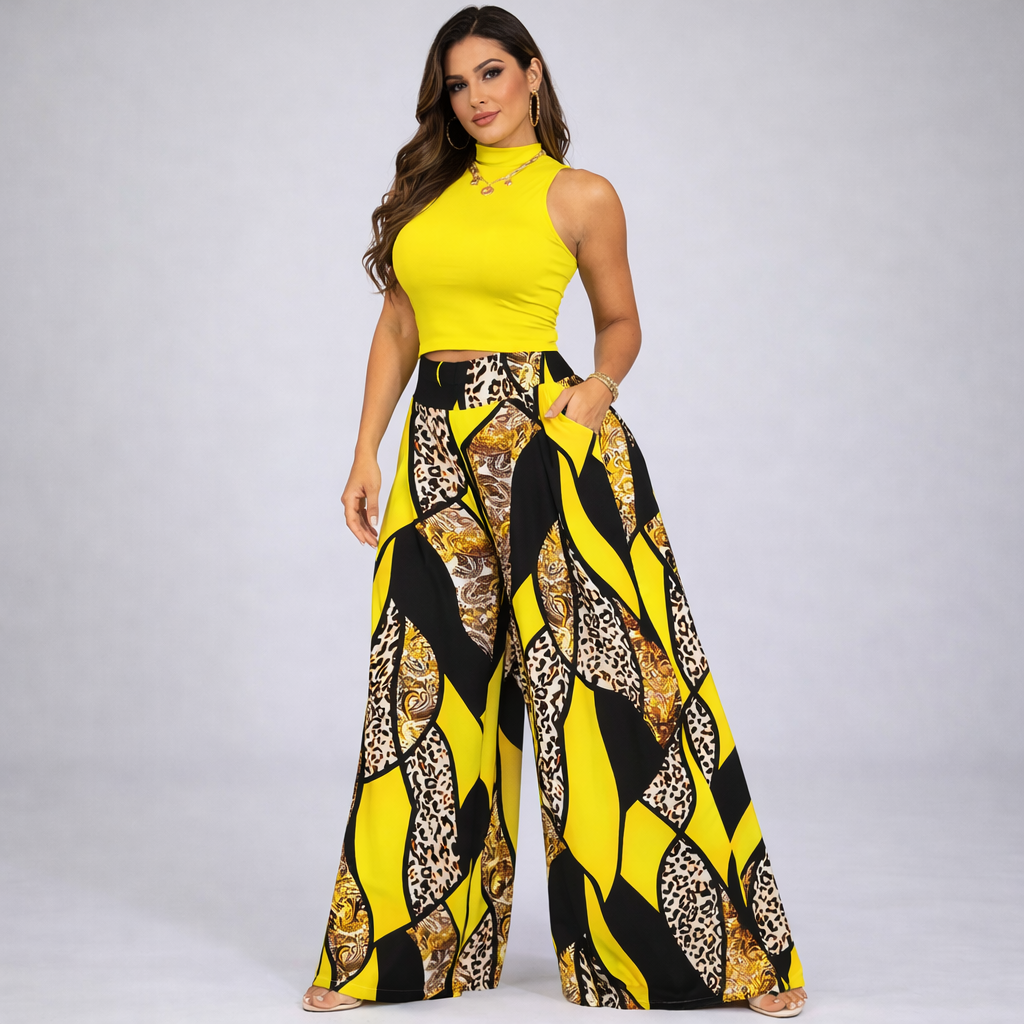 Carolina – Elegant Vest and Pants Set