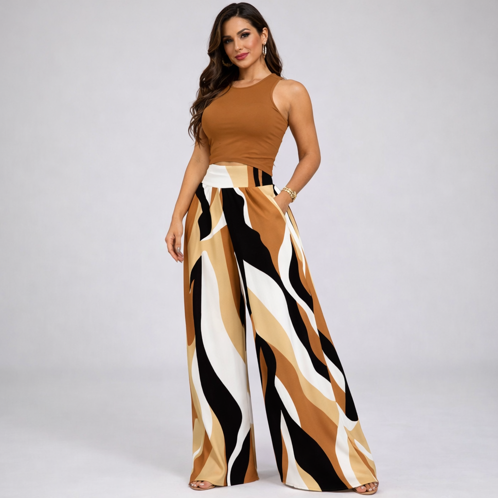 Carolina – Elegant Vest and Pants Set