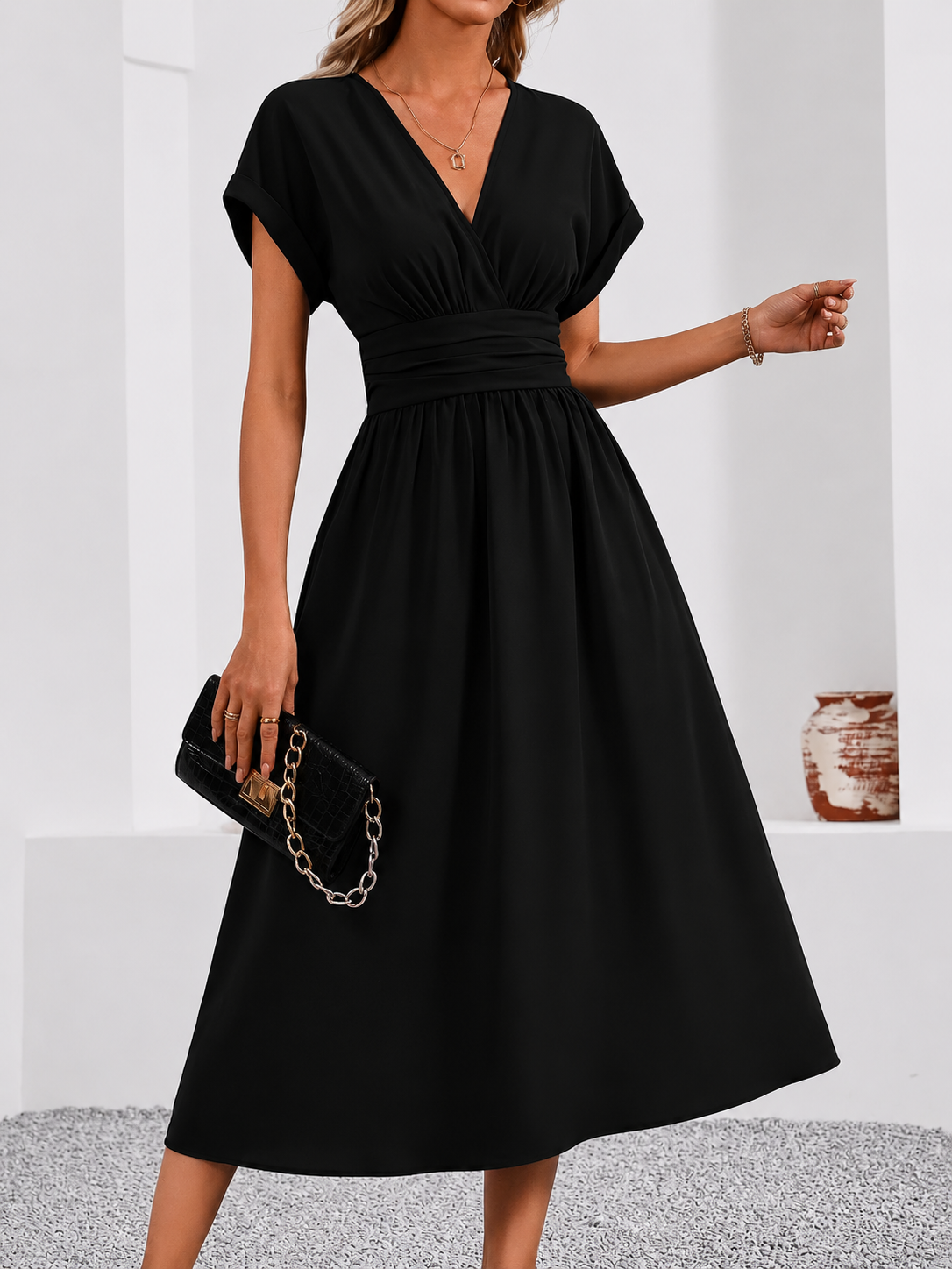 Marlene - Vestido Elegancia Fluida