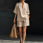 Amanda - Two-piece set in light, breathable fabric