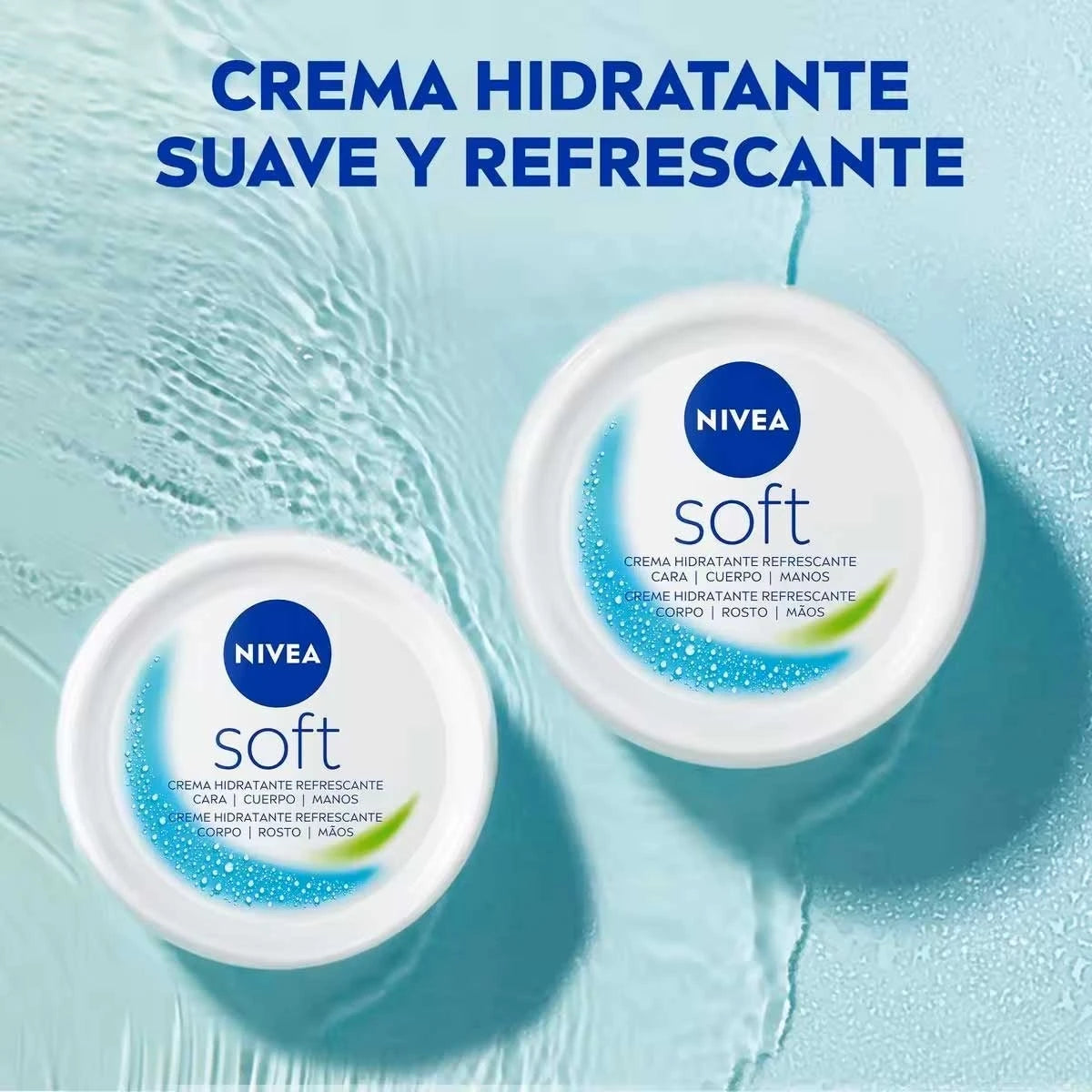 Crema hidratante multiusos Nivea  375 ml - paquete 3 unidades