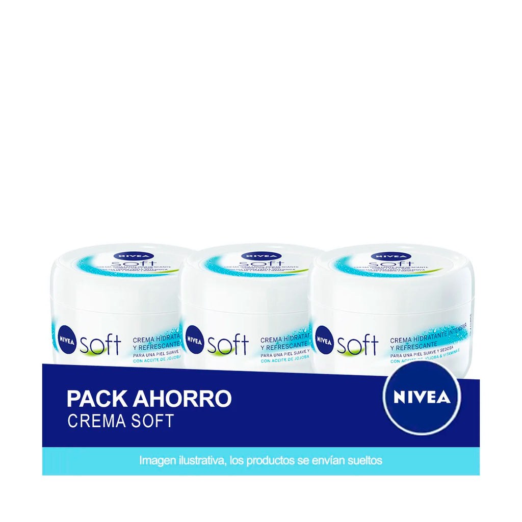 Crema hidratante multiusos Nivea  375 ml - paquete 3 unidades