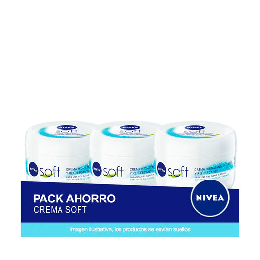 Crema hidratante multiusos Nivea  375 ml - paquete 3 unidades