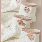Ursula - Calcetines Florales Mujer Pack 5 – Transpirables, Suaves y Diseño Cute