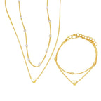 Raquel - Collar y Pulsera Set Elegancia