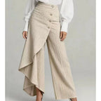 Celestine - High-Waisted Wide Leg Trousers