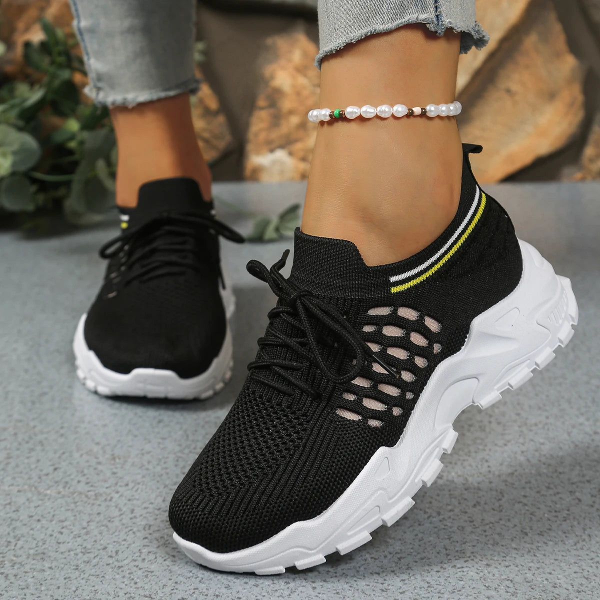 Leona - Leopard Print Canvas Slip-On Sneakers