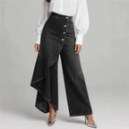 Celestine - High-Waisted Wide Leg Trousers