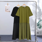 Ironica – Vestido Largo Patchwork Fluido