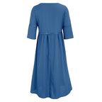 Elena - Vestido Elegante Midi de Verano