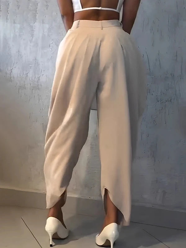 Clelia - Pantalón Harem Cargo de Cintura Media