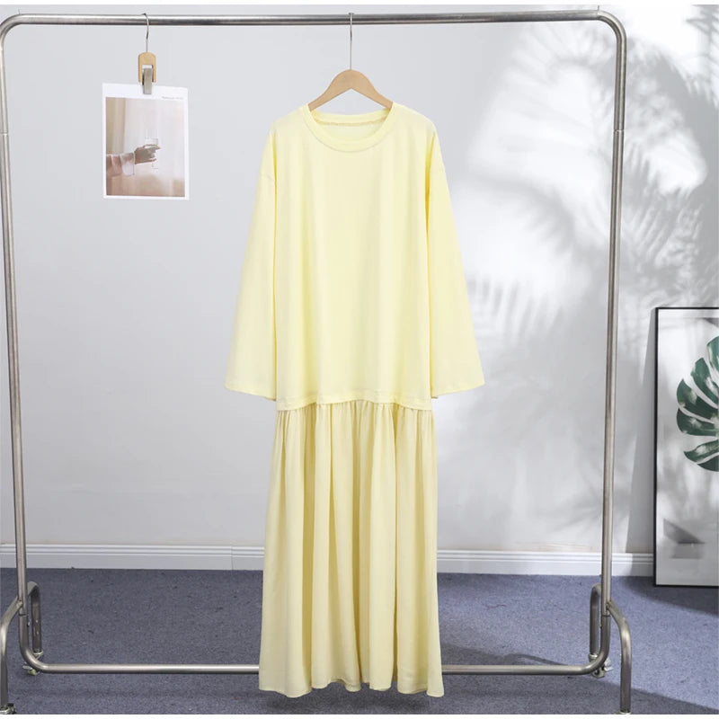 Ironica – Vestido Largo Patchwork Fluido