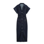 Derva - Vestido Vintage Streetwear de Cintura Alta