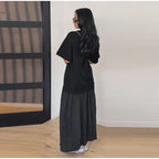 Ironica – Vestido Largo Patchwork Fluido