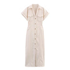 Derva - Vestido Vintage Streetwear de Cintura Alta