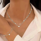 Raquel - Collar y Pulsera Set Elegancia