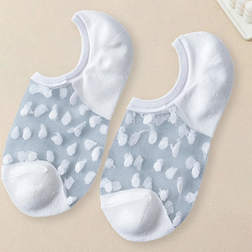 Bendecida - Calcetines Lunares Mujer Pack 5