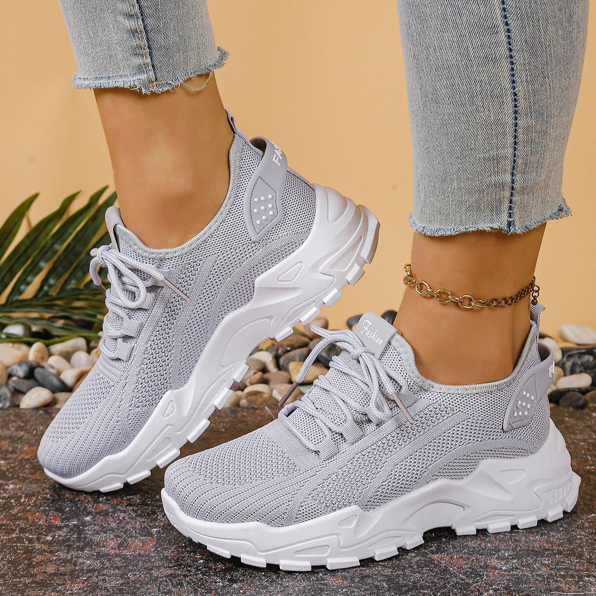 Leona - Leopard Print Canvas Slip-On Sneakers