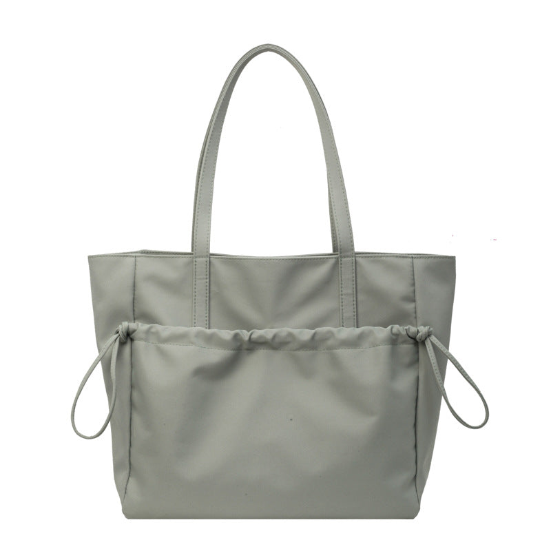 Simple Drawstring Nylon Bag, Large Capacity