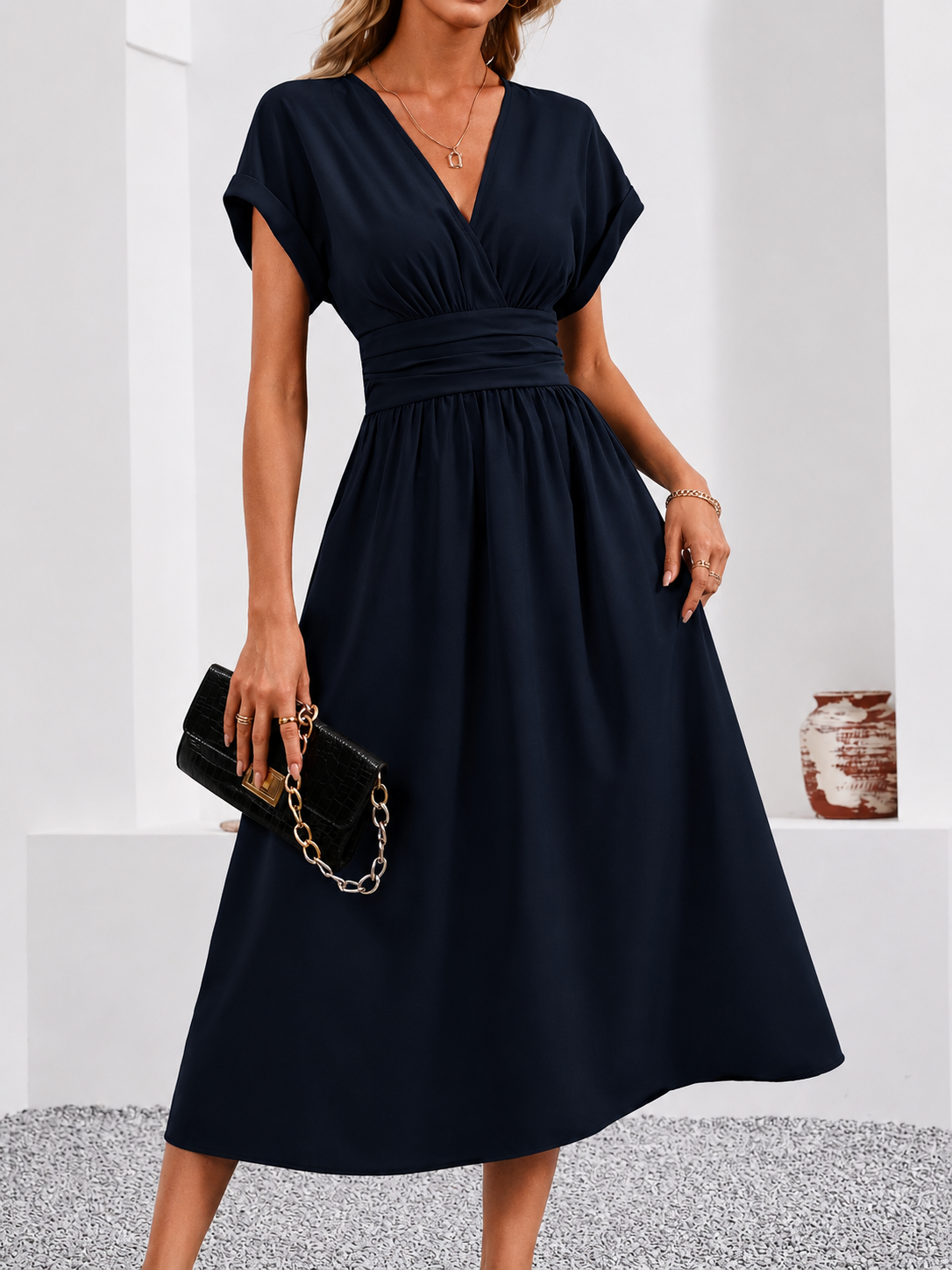 Marlene - Vestido Elegancia Fluida