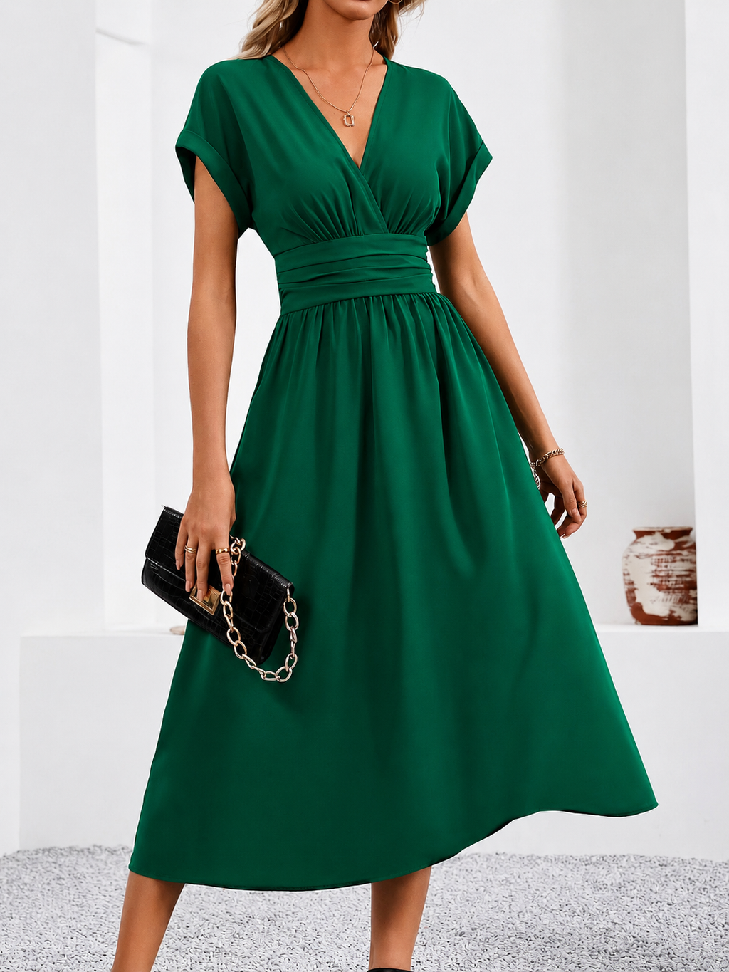 Marlene - Vestido Elegancia Fluida