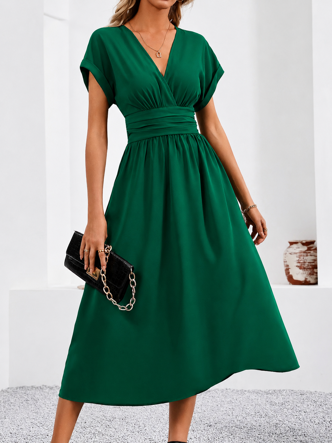 Marlene - Vestido Elegancia Fluida