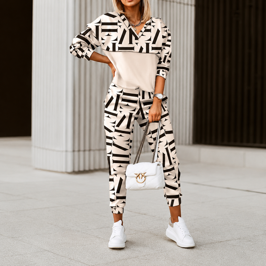 Dora - conjunto de pantalón estampado