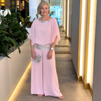Celeste - Sequin set and palazzo trousers